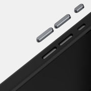 For iPhone 16e ABEEL 6D Micro Relief MagSafe Magnetic Phone Case(Carbon Fiber Black)