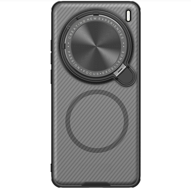 For vivo X200 Pro NILLKIN CamShield Prop MagSafe Magnetic Translucent PC Phone Case(Black) - free shipping - PMC Jewellery - Order now!