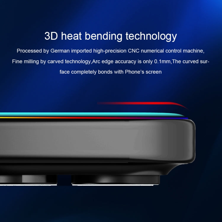 For iPhone 16 NILLKIN 3D CP+MAX Anti-Explosion Full Coverage Tempered Glass Film