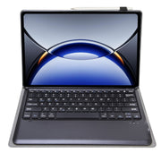 For OPPO Pad 3 12.1inch OP15 TPU Ultra-thin Detachable Bluetooth Keyboard Leather Case(Black)