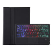 For vivo Pad 11 inch AV11-AS TPU Ultra-thin Detachable Backlight Bluetooth Keyboard Leather Case with Touchpad(Black)