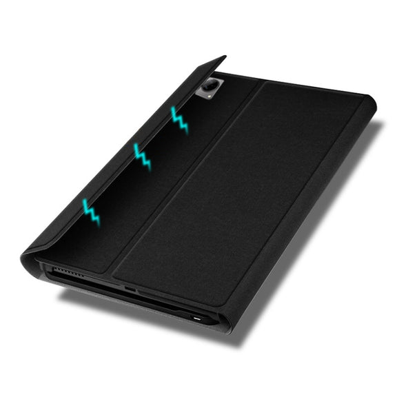 For vivo Pad Air / iQOO Pad 11.5 inch AV13 TPU Ultra-thin Detachable Bluetooth Keyboard Leather Case(Black)