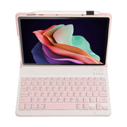 For Huawei MatePad SE 10.4 AH13 Ultra-thin Detachable Bluetooth Keyboard Leather Tablet Case(Pink White)