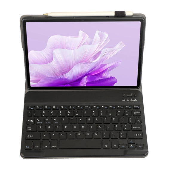 For Huawei MatePad 11.5 S 2024 AH20 Ultra-thin Detachable Bluetooth Keyboard Leather Tablet Case(Black)