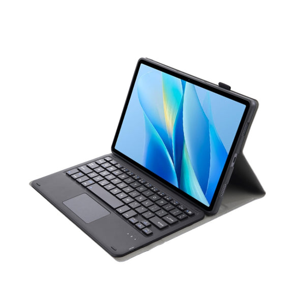 For vivo Pad Air / iQOO Pad 11.5 AV13-A TPU Ultra-thin Detachable Bluetooth Keyboard Leather Case with Touchpad(Black)