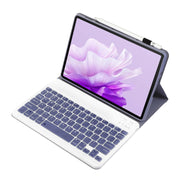 For Honor Pad X9 / X8 Pro 11.5 AH15 Ultra-thin Detachable Bluetooth Keyboard Leather Tablet Case(Lavender White)