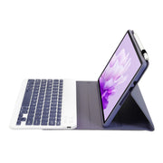 For Honor Pad X9 / X8 Pro 11.5 AH15 Ultra-thin Detachable Bluetooth Keyboard Leather Tablet Case(Lavender White)