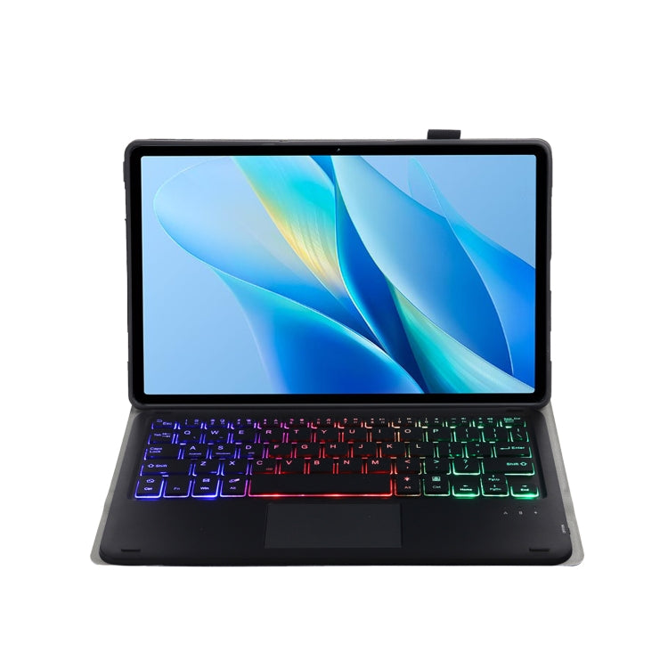 For vivo Pad Air / iQOO Pad 11.5 AV13-AS TPU Ultra-thin Detachable Backlight Bluetooth Keyboard Leather Case with Touchpad(Black) - free shipping - PMC Jewellery - Order now!