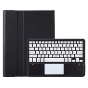 For vivo Pad3 12.1 inch AV10-A TPU Ultra-thin Detachable Bluetooth Keyboard Leather Case with Touchpad(Black + White)