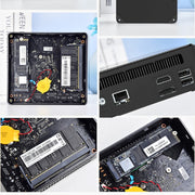 Jumper N100 II Mini PC, Intel 12th Generation Alder Lake-N N100 Quad-core 3.4GHz, RAM: 8GB, ROM: 256GB, Support HDMI(EU Plug)