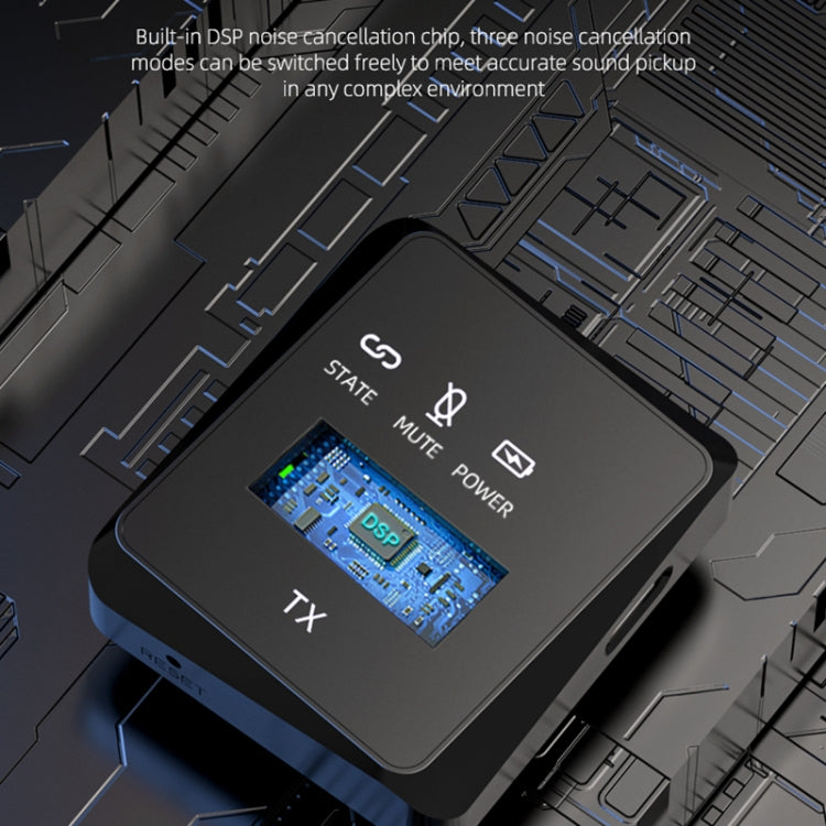 AP009 Wireless Lavalier Microphone with 3 in 1 Receiver(Black) - Microphone by PMC TechLife | Online Shopping South Africa | PMC TechLife | Buy Now Pay Later Mobicred