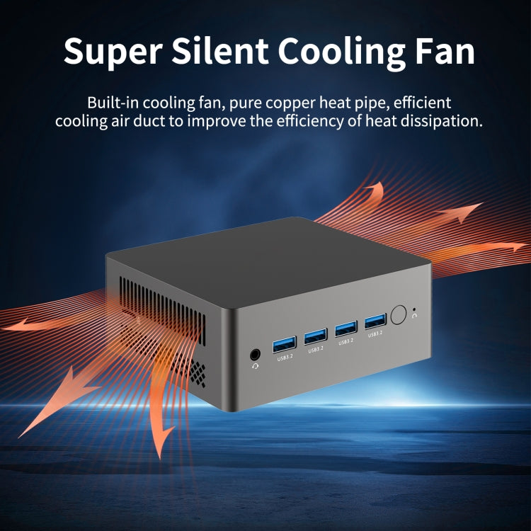 Jumper N305 Mini PC, Intel Alder Lake-N N305 Octa-core 3.8GHz, RAM: 16GB, ROM: 512GB(EU Plug) - free shipping - PMc TechLife - Order now!