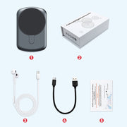 A1A Strong Magnetic Mobile Call Voice Recorder APP Recording Version, Memory:32GB(Black)