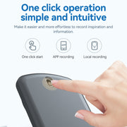 A1A Strong Magnetic Mobile Call Voice Recorder APP Recording Version, Memory:64GB(Black)