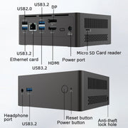 Jumper N305Hi Mini PC, Intel Alder Lake-N i3-N305 Octa-core 3.8GHz, RAM: 16GB, ROM: 512GB(US Plug)