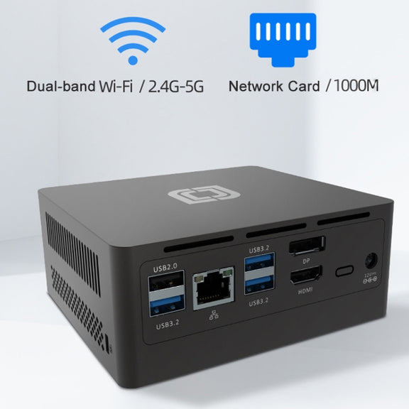 Jumper N305Hi Mini PC, Intel Alder Lake-N i3-N305 Octa-core 3.8GHz, RAM: 16GB, ROM: 512GB(US Plug)