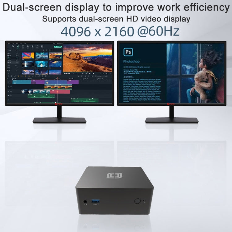 Jumper N305Hi Mini PC, Intel Alder Lake-N i3-N305 Octa-core 3.8GHz, RAM: 16GB, ROM: 512GB(US Plug) - free shipping - PMc TechLife - Order now!