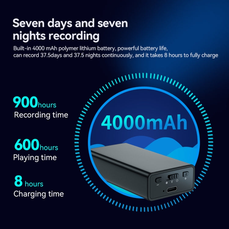 Q65 Long-lasting Magnetic Intelligent Voice Recording Pen, Memory:4GB(Black) - Recording Pen by PMC TechLife | Online Shopping South Africa | PMC TechLife | Buy Now Pay Later Mobicred