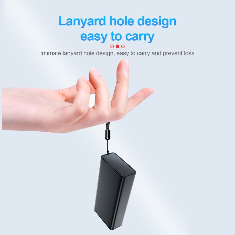 Q65 Long-lasting Magnetic Intelligent Voice Recording Pen, Memory:8GB(Black)
