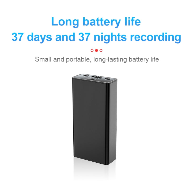 Q65 Long-lasting Magnetic Intelligent Voice Recording Pen, Memory:16GB(Black)