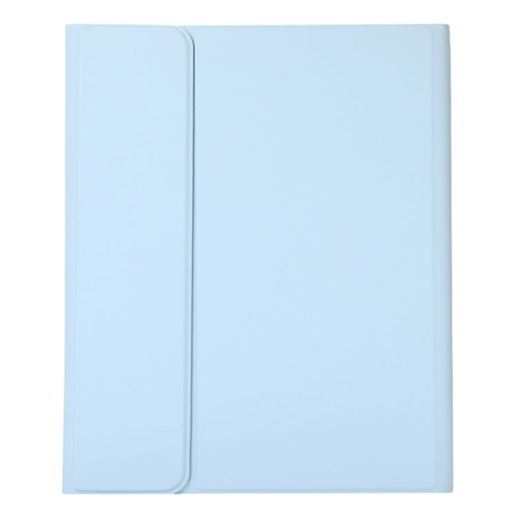 For Infinix Xpad 11 inch Candy Color Square Keys Bluetooth Keyboard Leather Case(Misty Blue) - free shipping - PMC Jewellery - Order now!