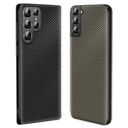 For Samsung Galaxy S25 5G Carbon Fiber Texture Printing Phone Case(Black)