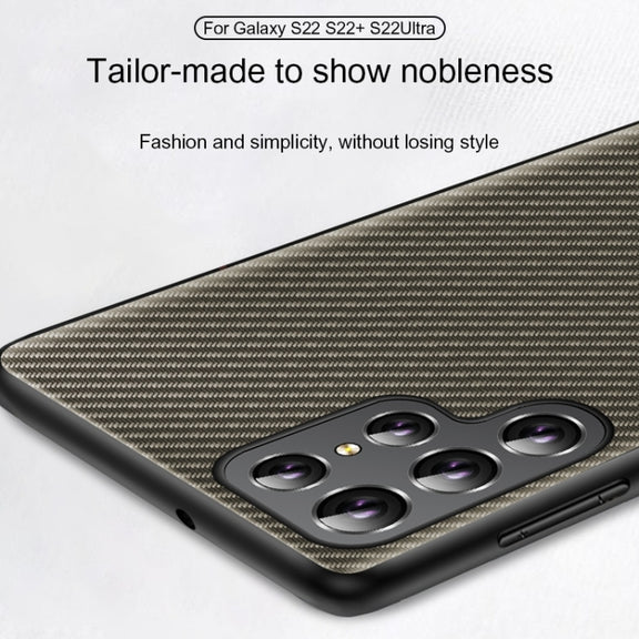 For Samsung Galaxy S25+ 5G Carbon Fiber Texture Printing Phone Case(Black)