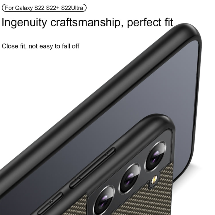 For Samsung Galaxy S25+ 5G Carbon Fiber Texture Printing Phone Case(Black)