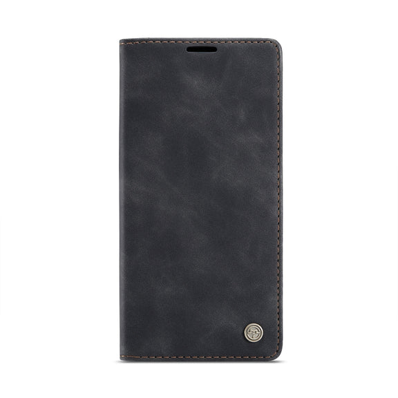 For iPhone 12 Pro Max CaseMe-013 Multifunctional Retro Frosted Horizontal Flip Leather Case with Card Slot & Holder & Wallet(Black)