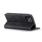 For iPhone 12 / 12 Pro CaseMe-013 Multifunctional Retro Frosted Horizontal Flip Leather Case with Card Slot & Holder & Wallet(Black)