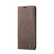For iPhone 12 / 12 Pro CaseMe-013 Multifunctional Retro Frosted Horizontal Flip Leather Case with Card Slot & Holder & Wallet(Coffee)
