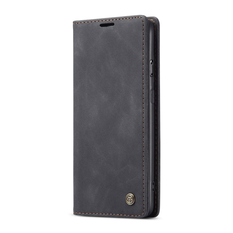 For OnePlus Nord CaseMe-013 Multifunctional Retro Frosted Horizontal Flip Leather Case with Card Slot & Holder & Wallet(Black)