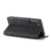 For OnePlus Nord CaseMe-013 Multifunctional Retro Frosted Horizontal Flip Leather Case with Card Slot & Holder & Wallet(Black)
