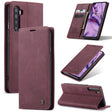 For OnePlus Nord CaseMe-013 Multifunctional Retro Frosted Horizontal Flip Leather Case with Card Slot & Holder & Wallet(Wine Red) - OnePlus Cases by CaseMe | Online Shopping South Africa | PMC TechLife | Buy Now Pay Later Mobicred