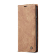 For OnePlus Nord CaseMe-013 Multifunctional Retro Frosted Horizontal Flip Leather Case with Card Slot & Holder & Wallet(Brown)