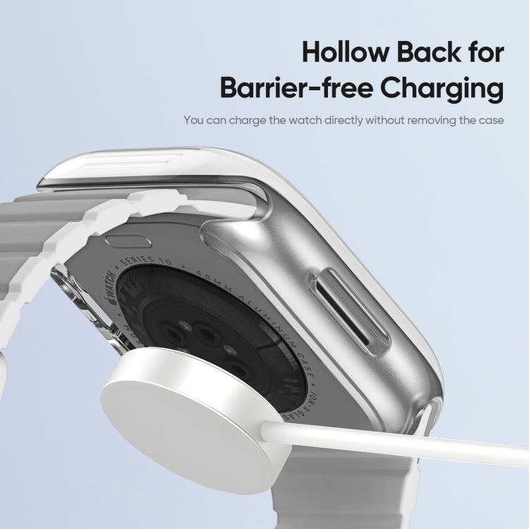 For Apple Watch Series 10 42mm DUX DUCIS Camo Series TPU Hybrid PC Watch Protective Case(White) - free shipping - PMc TechLife - Order now!