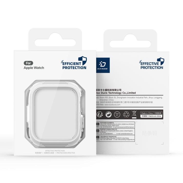 For Apple Watch Series 10 46mm DUX DUCIS Camo Series TPU Hybrid PC Watch Protective Case(White) - free shipping - PMc TechLife - Order now!