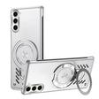 For Samsung Galaxy S25 5G Ice Sense Series Graphene Cooling MagSafe Holder Phone Case(Silver) - free shipping - PMC TechLife - Order now!