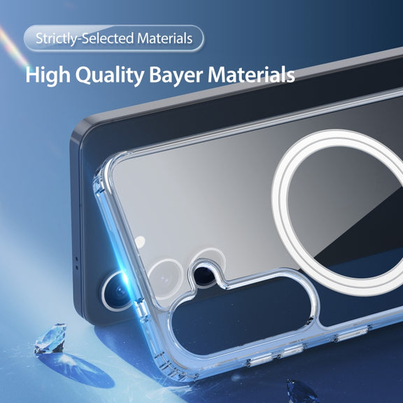 For Samsung Galaxy S25+ 5G DUX DUCIS Clin Mag Series Magsafe TPU Phone Case(Transparent)