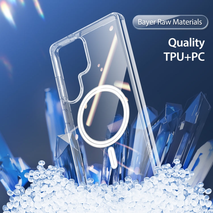 For Samsung Galaxy S25 Ultra 5G DUX DUCIS Clin Mag Series Magsafe TPU Phone Case(Transparent) - Galaxy S25 Ultra 5G Cases by DUX DUCIS | Online Shopping South Africa | PMC Jewellery | Buy Now Pay Later Mobicred