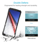 For Doogee V40 Pro 50pcs 3D 0.3mm Fine Hole High Aluminum Tempered Glass Film