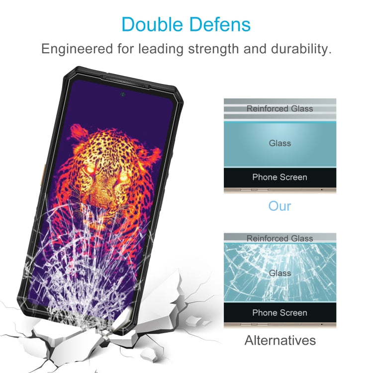 For Ulefone Armor 28 Ultra Thermal 10pcs 3D 0.3mm Fine Hole High Aluminum Tempered Glass Film