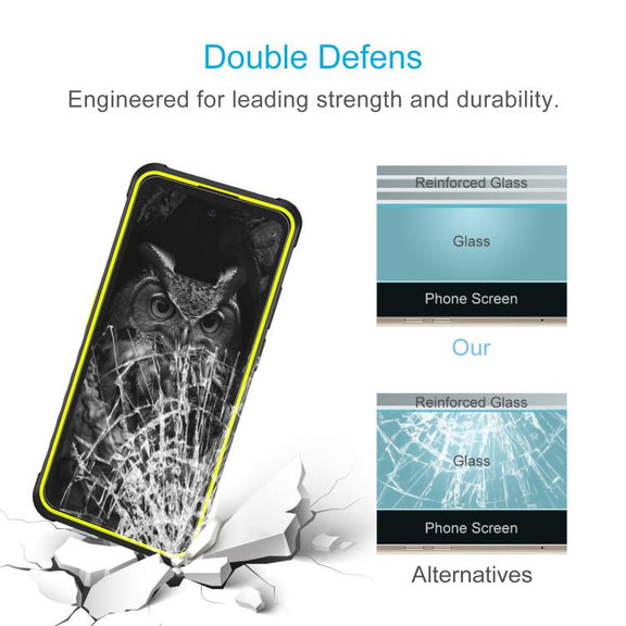 For Ulefone Armor X31 Pro 50pcs 3D 0.3mm Fine Hole High Aluminum Tempered Glass Film