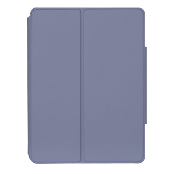 For iPad Pro 11 2024 L13-B 360 Rotation Acrylic Transparent Bluetooth Keyboard Leather Case(Purple)