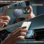 For iPhone 16 Pro Max LC.IMEEKE L5 Series Detachable RFID Card Bag Magsafe Phone Case(Green)