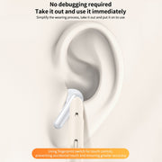 Bluetooth 5.3 In-ear AI Smart Recognition Hearing Aid(Black)