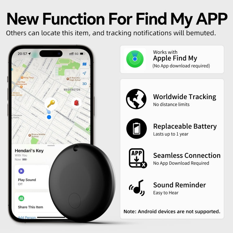 F8 Waterproof Global Location Tracker Anti-lost Device(White) - free shipping - PMC Jewellery - Order now!