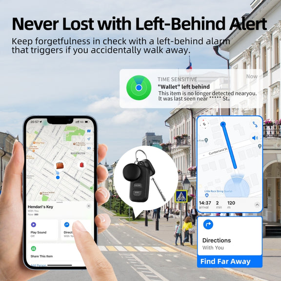 F8 Water-resistant Global Location Tracker Anti-lost Device(White)