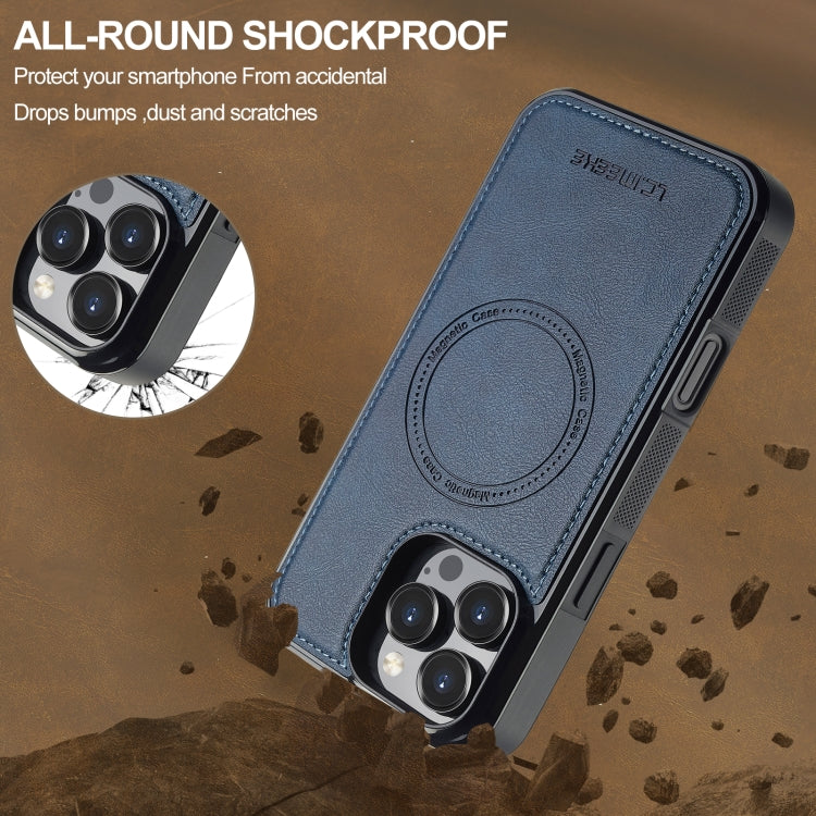 For iPhone 16 Pro LC.IMEEKE Magsafe Phone Case(Blue) - free shipping - PMC Jewellery - Order now!