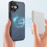 For iPhone 16 Plus LC.IMEEKE Magsafe Phone Case(Blue)